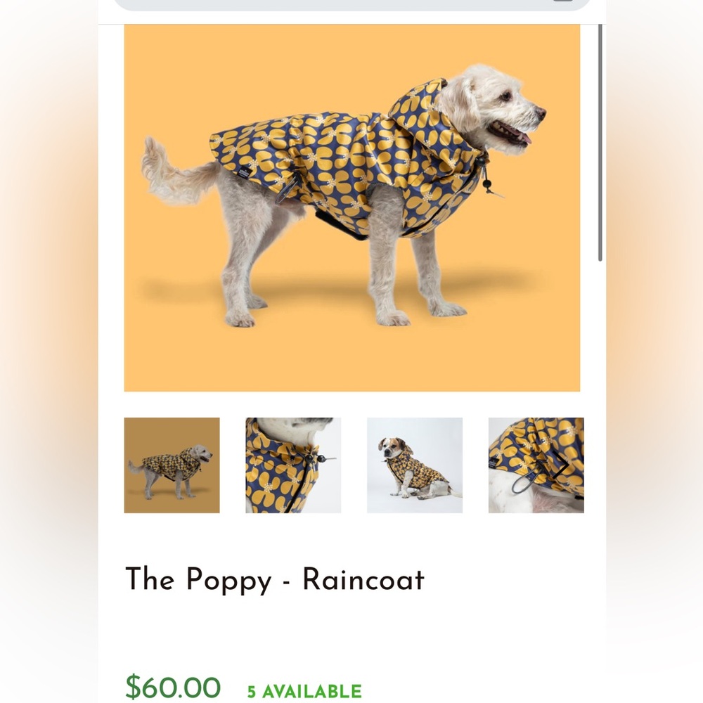 Yellow rain coat